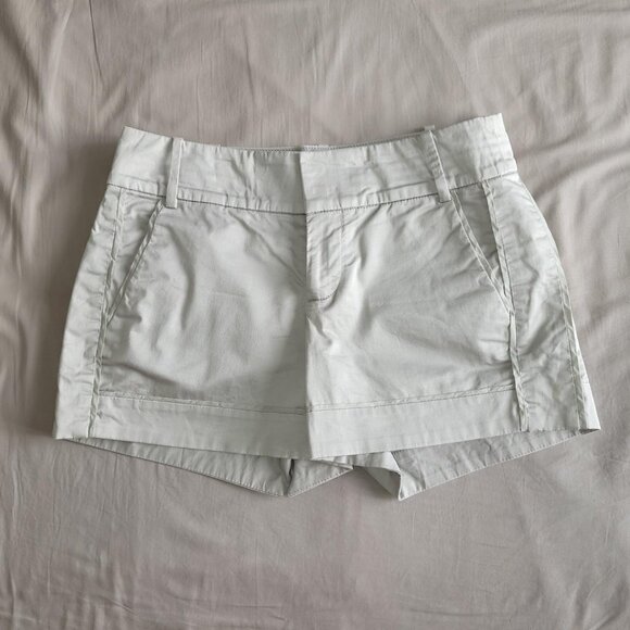 Club Monaco Tailored Poplin Cotton Shorts - Picture 1 of 9